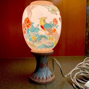 Chinese Eggshell Porcelain Lamp